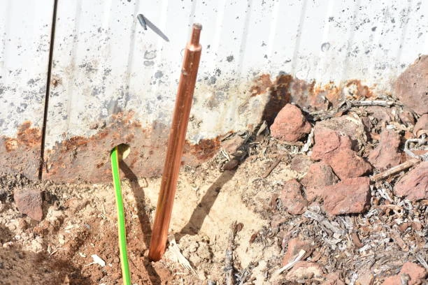 Aterramento de para raios